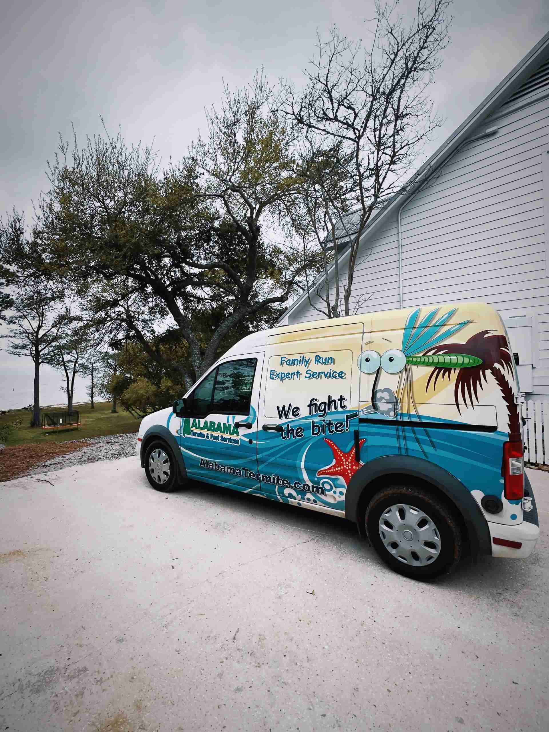 Rodent control inspection in a humid Foley and Lillian Alabama crawl space.